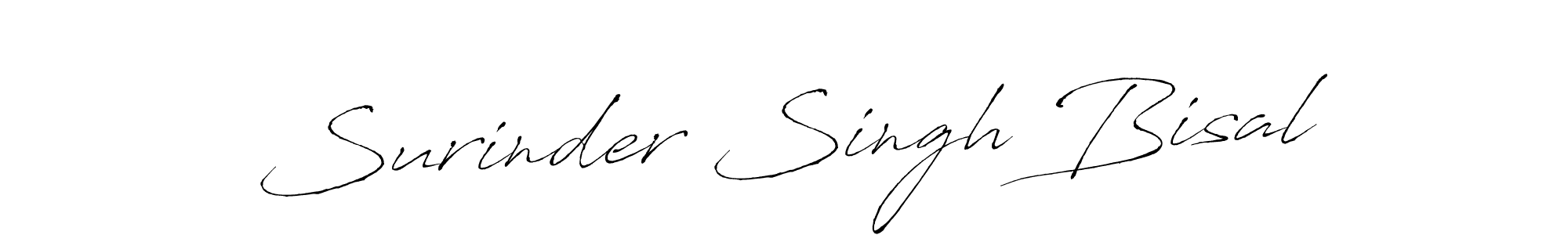 Make a short Surinder Singh Bisal signature style. Manage your documents anywhere anytime using Antro_Vectra. Create and add eSignatures, submit forms, share and send files easily. Surinder Singh Bisal signature style 6 images and pictures png