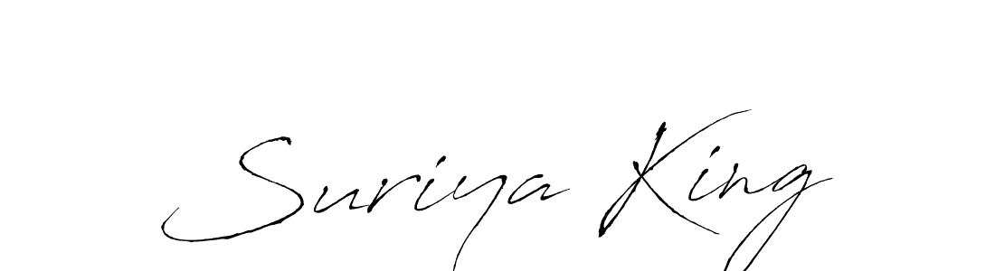 How to make Suriya King signature? Antro_Vectra is a professional autograph style. Create handwritten signature for Suriya King name. Suriya King signature style 6 images and pictures png