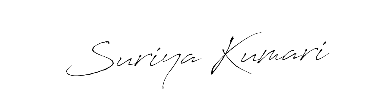 Antro_Vectra is a professional signature style that is perfect for those who want to add a touch of class to their signature. It is also a great choice for those who want to make their signature more unique. Get Suriya Kumari name to fancy signature for free. Suriya Kumari signature style 6 images and pictures png