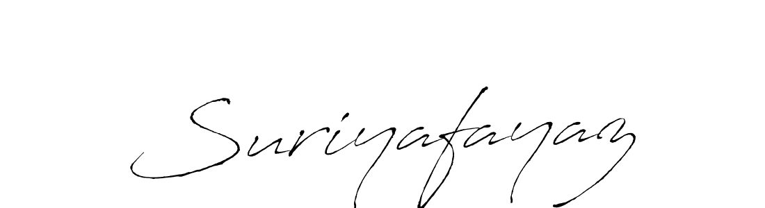 Also we have Suriyafayaz name is the best signature style. Create professional handwritten signature collection using Antro_Vectra autograph style. Suriyafayaz signature style 6 images and pictures png