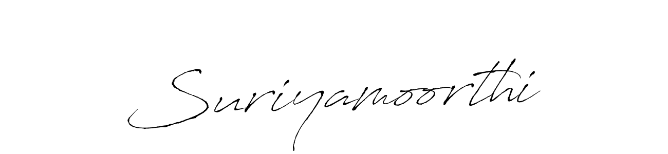 Make a beautiful signature design for name Suriyamoorthi. With this signature (Antro_Vectra) style, you can create a handwritten signature for free. Suriyamoorthi signature style 6 images and pictures png