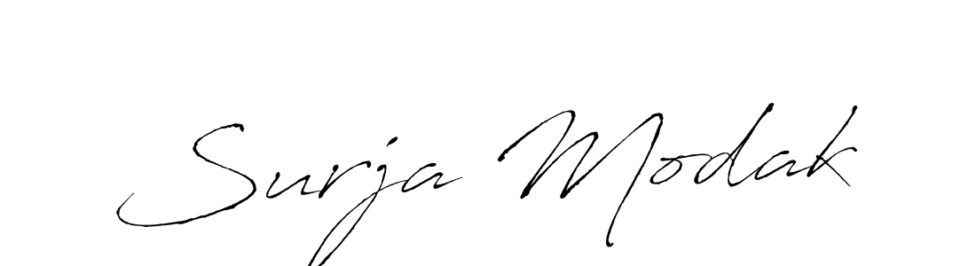 The best way (Antro_Vectra) to make a short signature is to pick only two or three words in your name. The name Surja Modak include a total of six letters. For converting this name. Surja Modak signature style 6 images and pictures png