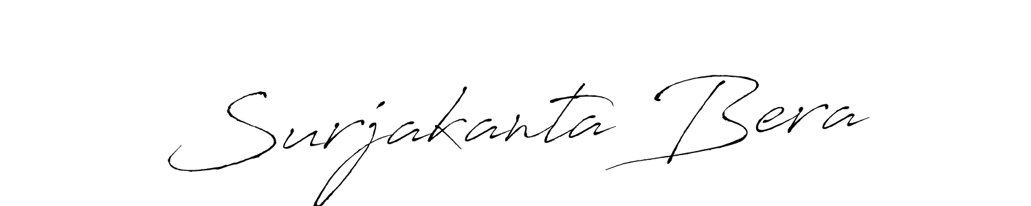 Use a signature maker to create a handwritten signature online. With this signature software, you can design (Antro_Vectra) your own signature for name Surjakanta Bera. Surjakanta Bera signature style 6 images and pictures png