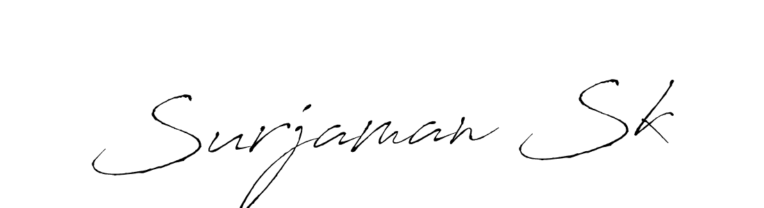 Use a signature maker to create a handwritten signature online. With this signature software, you can design (Antro_Vectra) your own signature for name Surjaman Sk. Surjaman Sk signature style 6 images and pictures png