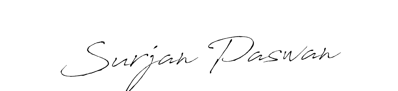 How to make Surjan Paswan signature? Antro_Vectra is a professional autograph style. Create handwritten signature for Surjan Paswan name. Surjan Paswan signature style 6 images and pictures png