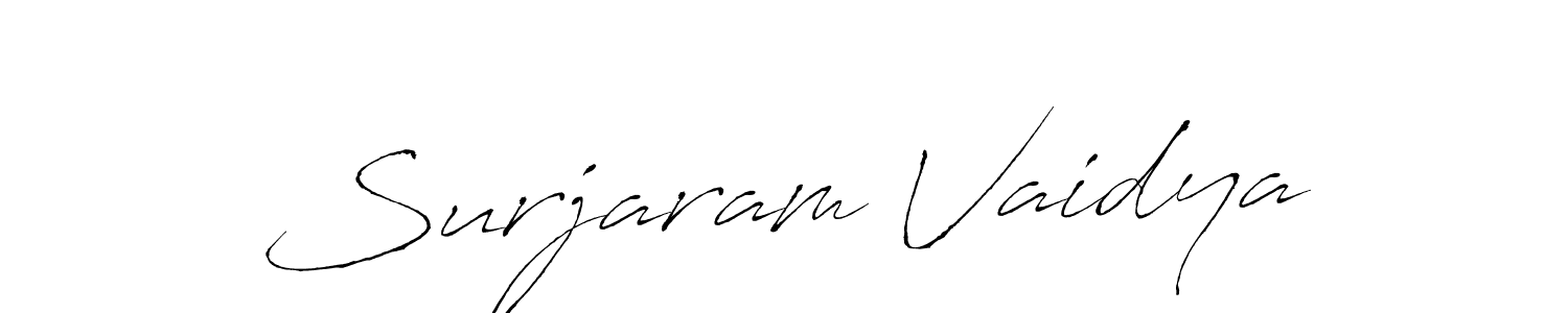 Once you've used our free online signature maker to create your best signature Antro_Vectra style, it's time to enjoy all of the benefits that Surjaram Vaidya name signing documents. Surjaram Vaidya signature style 6 images and pictures png