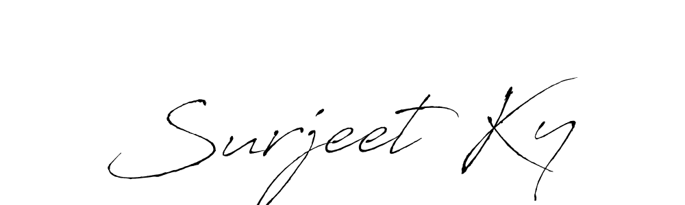 Use a signature maker to create a handwritten signature online. With this signature software, you can design (Antro_Vectra) your own signature for name Surjeet Ky. Surjeet Ky signature style 6 images and pictures png