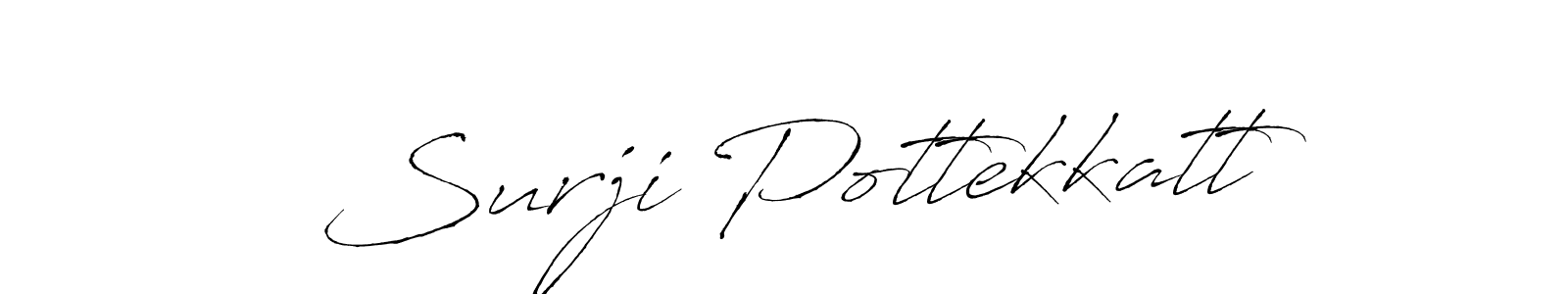Also we have Surji Pottekkatt name is the best signature style. Create professional handwritten signature collection using Antro_Vectra autograph style. Surji Pottekkatt signature style 6 images and pictures png
