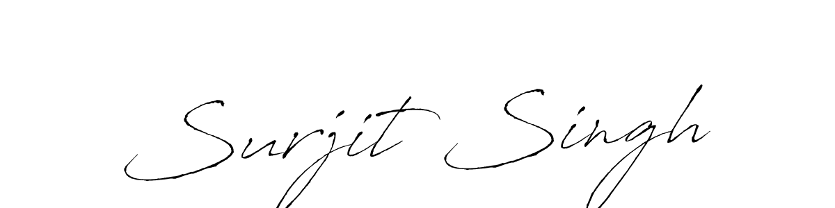 Surjit Singh stylish signature style. Best Handwritten Sign (Antro_Vectra) for my name. Handwritten Signature Collection Ideas for my name Surjit Singh. Surjit Singh signature style 6 images and pictures png