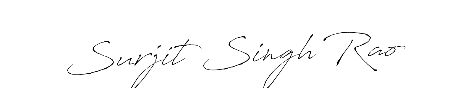 Use a signature maker to create a handwritten signature online. With this signature software, you can design (Antro_Vectra) your own signature for name Surjit Singh Rao. Surjit Singh Rao signature style 6 images and pictures png