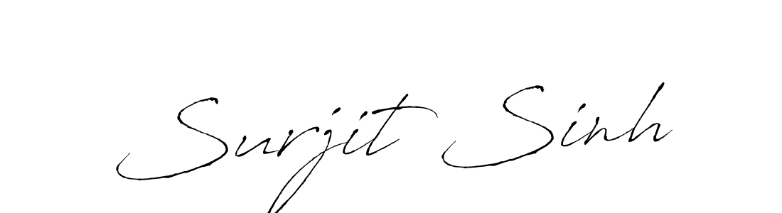 Also we have Surjit Sinh name is the best signature style. Create professional handwritten signature collection using Antro_Vectra autograph style. Surjit Sinh signature style 6 images and pictures png
