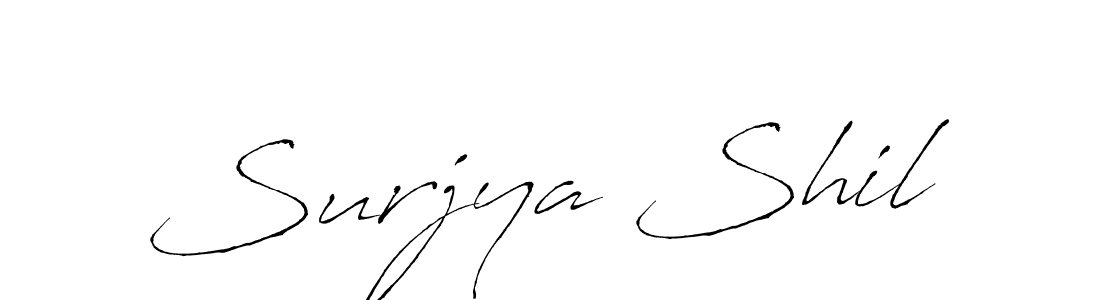 How to make Surjya Shil signature? Antro_Vectra is a professional autograph style. Create handwritten signature for Surjya Shil name. Surjya Shil signature style 6 images and pictures png