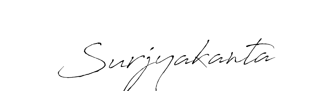 Create a beautiful signature design for name Surjyakanta. With this signature (Antro_Vectra) fonts, you can make a handwritten signature for free. Surjyakanta signature style 6 images and pictures png