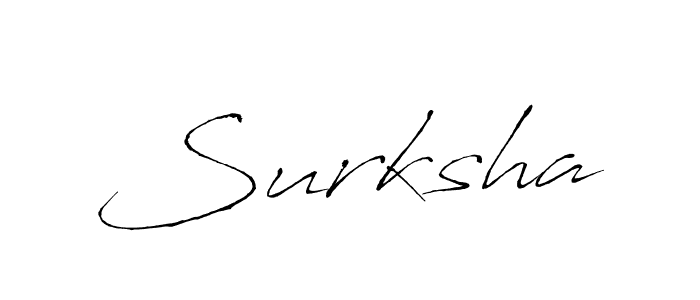 Similarly Antro_Vectra is the best handwritten signature design. Signature creator online .You can use it as an online autograph creator for name Surksha. Surksha signature style 6 images and pictures png