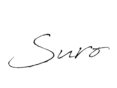 How to Draw Suro signature style? Antro_Vectra is a latest design signature styles for name Suro. Suro signature style 6 images and pictures png