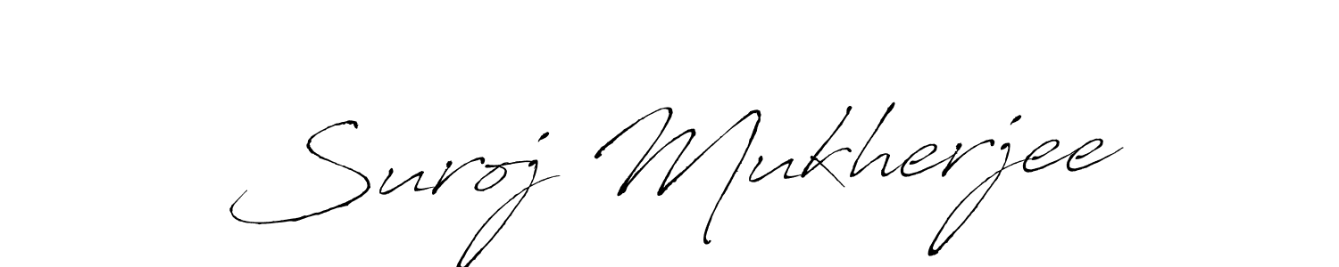 Antro_Vectra is a professional signature style that is perfect for those who want to add a touch of class to their signature. It is also a great choice for those who want to make their signature more unique. Get Suroj Mukherjee name to fancy signature for free. Suroj Mukherjee signature style 6 images and pictures png