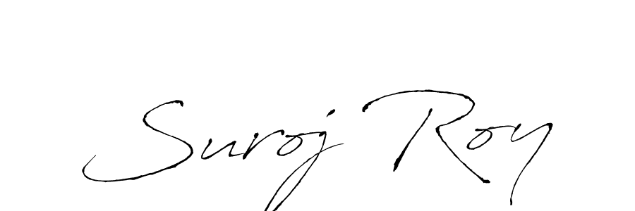 Use a signature maker to create a handwritten signature online. With this signature software, you can design (Antro_Vectra) your own signature for name Suroj Roy. Suroj Roy signature style 6 images and pictures png