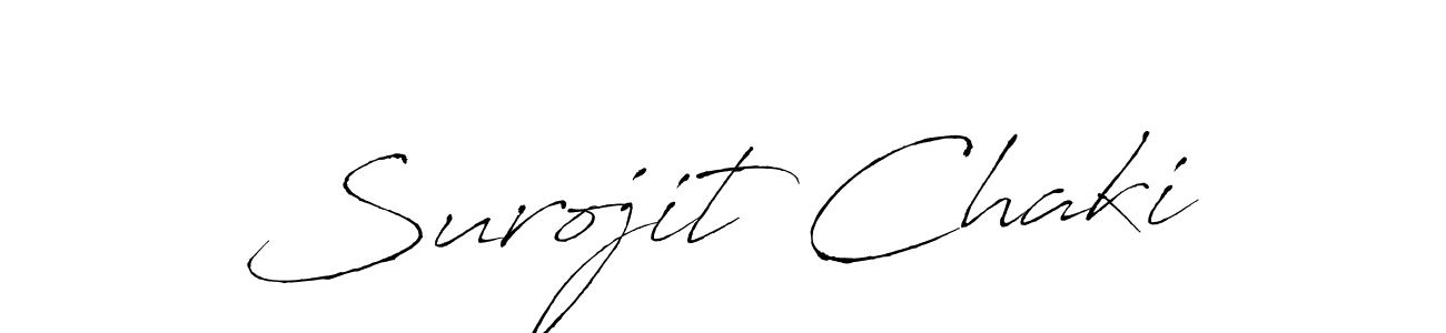 Create a beautiful signature design for name Surojit Chaki. With this signature (Antro_Vectra) fonts, you can make a handwritten signature for free. Surojit Chaki signature style 6 images and pictures png
