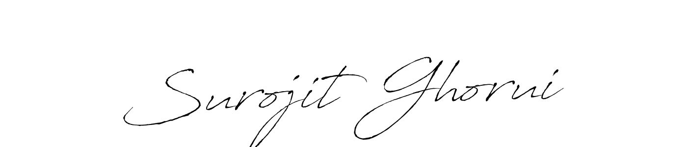 The best way (Antro_Vectra) to make a short signature is to pick only two or three words in your name. The name Surojit Ghorui include a total of six letters. For converting this name. Surojit Ghorui signature style 6 images and pictures png