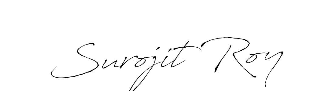 Make a beautiful signature design for name Surojit Roy. With this signature (Antro_Vectra) style, you can create a handwritten signature for free. Surojit Roy signature style 6 images and pictures png