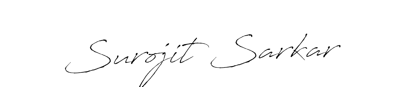 Surojit Sarkar stylish signature style. Best Handwritten Sign (Antro_Vectra) for my name. Handwritten Signature Collection Ideas for my name Surojit Sarkar. Surojit Sarkar signature style 6 images and pictures png