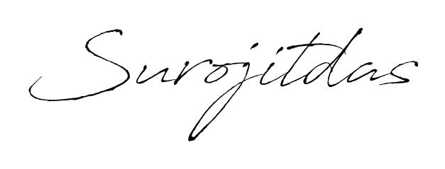How to make Surojitdas signature? Antro_Vectra is a professional autograph style. Create handwritten signature for Surojitdas name. Surojitdas signature style 6 images and pictures png