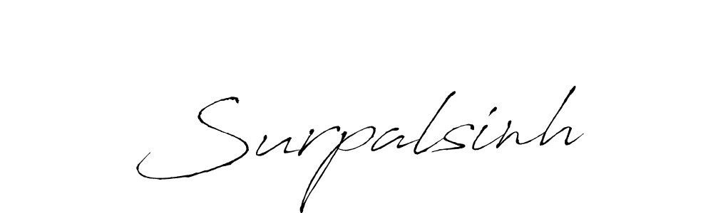 Antro_Vectra is a professional signature style that is perfect for those who want to add a touch of class to their signature. It is also a great choice for those who want to make their signature more unique. Get Surpalsinh name to fancy signature for free. Surpalsinh signature style 6 images and pictures png