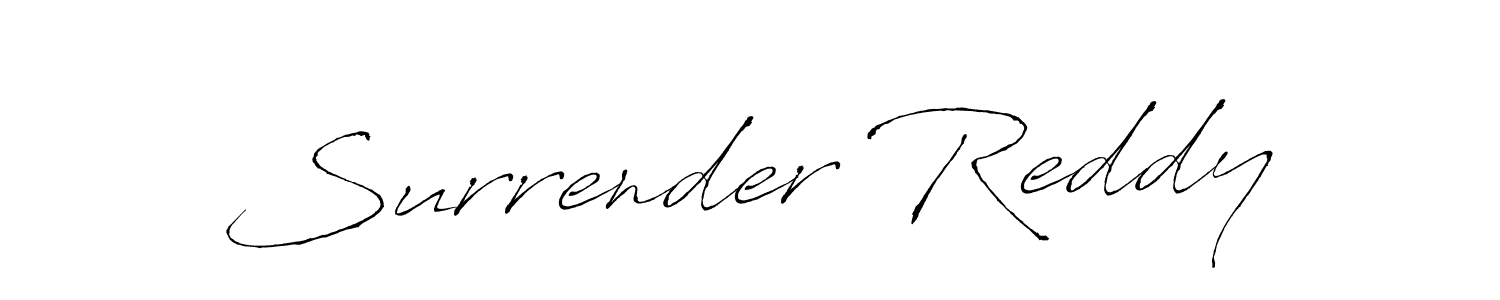 It looks lik you need a new signature style for name Surrender Reddy. Design unique handwritten (Antro_Vectra) signature with our free signature maker in just a few clicks. Surrender Reddy signature style 6 images and pictures png