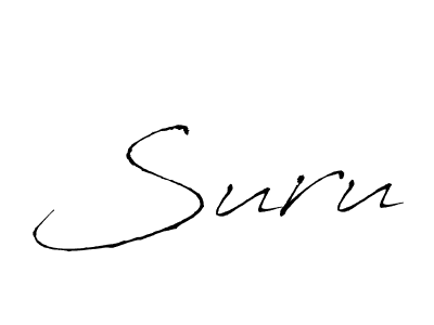 Antro_Vectra is a professional signature style that is perfect for those who want to add a touch of class to their signature. It is also a great choice for those who want to make their signature more unique. Get Suru name to fancy signature for free. Suru signature style 6 images and pictures png