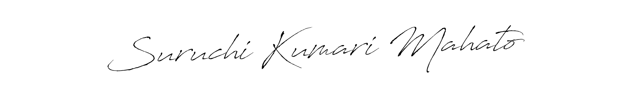 The best way (Antro_Vectra) to make a short signature is to pick only two or three words in your name. The name Suruchi Kumari Mahato include a total of six letters. For converting this name. Suruchi Kumari Mahato signature style 6 images and pictures png