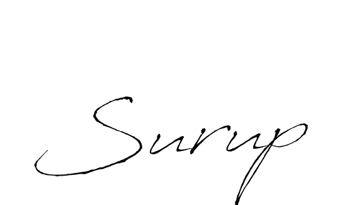 How to make Surup signature? Antro_Vectra is a professional autograph style. Create handwritten signature for Surup name. Surup signature style 6 images and pictures png