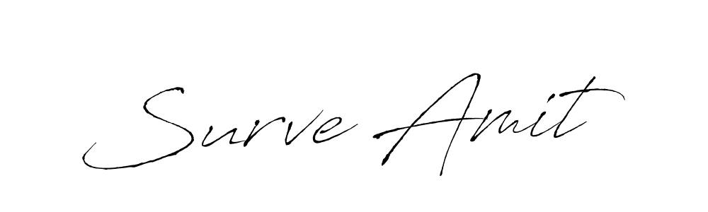 Create a beautiful signature design for name Surve Amit. With this signature (Antro_Vectra) fonts, you can make a handwritten signature for free. Surve Amit signature style 6 images and pictures png