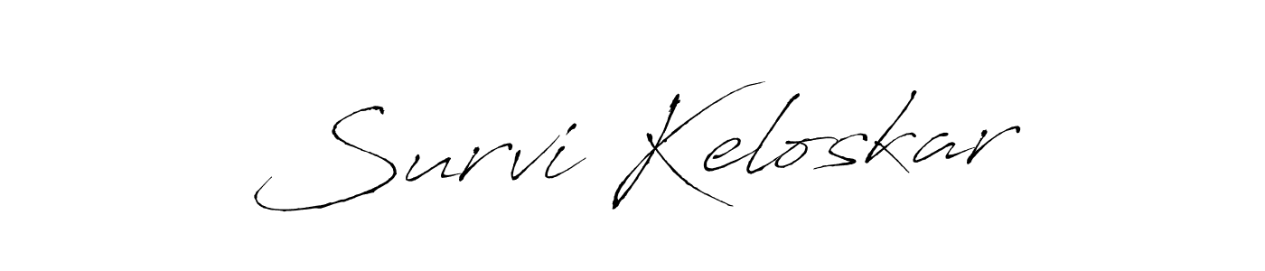 How to make Survi Keloskar signature? Antro_Vectra is a professional autograph style. Create handwritten signature for Survi Keloskar name. Survi Keloskar signature style 6 images and pictures png