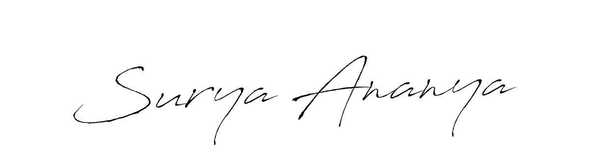 How to Draw Surya Ananya signature style? Antro_Vectra is a latest design signature styles for name Surya Ananya. Surya Ananya signature style 6 images and pictures png