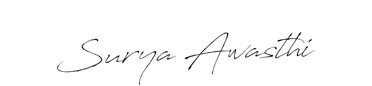 You should practise on your own different ways (Antro_Vectra) to write your name (Surya Awasthi) in signature. don't let someone else do it for you. Surya Awasthi signature style 6 images and pictures png