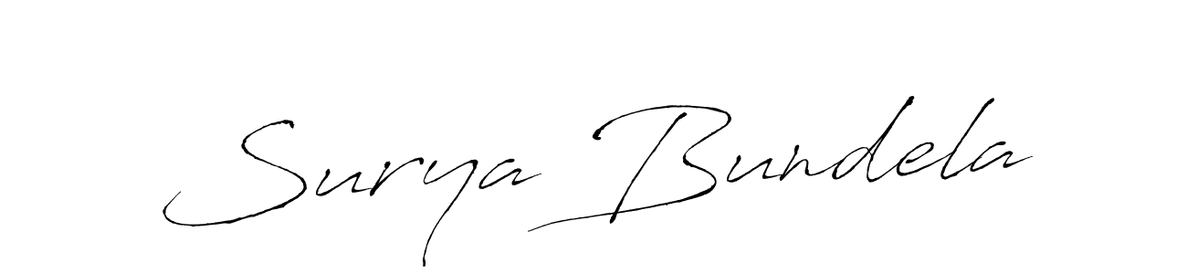 Use a signature maker to create a handwritten signature online. With this signature software, you can design (Antro_Vectra) your own signature for name Surya Bundela. Surya Bundela signature style 6 images and pictures png