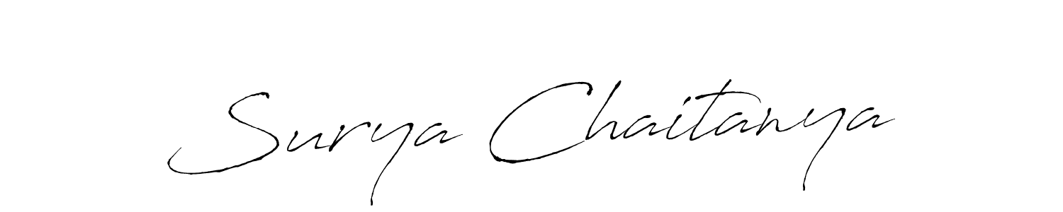 Once you've used our free online signature maker to create your best signature Antro_Vectra style, it's time to enjoy all of the benefits that Surya Chaitanya name signing documents. Surya Chaitanya signature style 6 images and pictures png