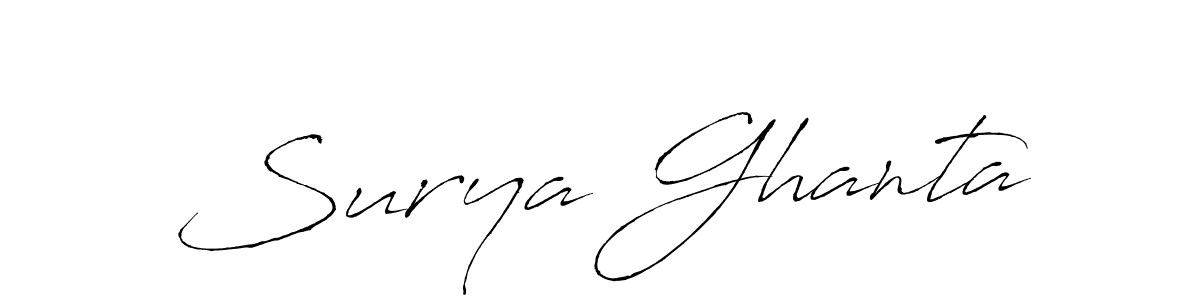 Once you've used our free online signature maker to create your best signature Antro_Vectra style, it's time to enjoy all of the benefits that Surya Ghanta name signing documents. Surya Ghanta signature style 6 images and pictures png