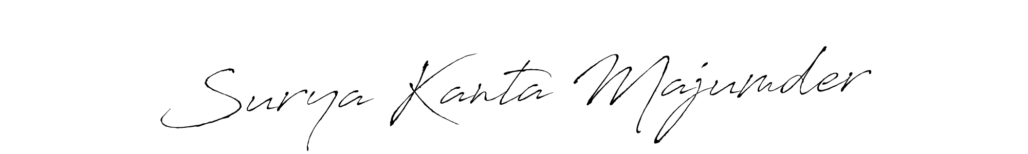 How to make Surya Kanta Majumder signature? Antro_Vectra is a professional autograph style. Create handwritten signature for Surya Kanta Majumder name. Surya Kanta Majumder signature style 6 images and pictures png