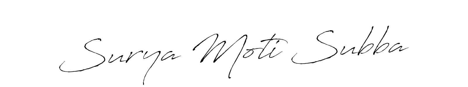 It looks lik you need a new signature style for name Surya Moti Subba. Design unique handwritten (Antro_Vectra) signature with our free signature maker in just a few clicks. Surya Moti Subba signature style 6 images and pictures png