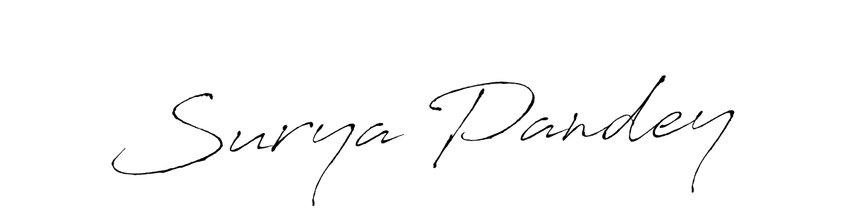 How to make Surya Pandey signature? Antro_Vectra is a professional autograph style. Create handwritten signature for Surya Pandey name. Surya Pandey signature style 6 images and pictures png