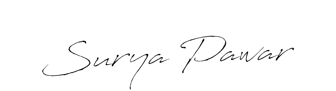 Antro_Vectra is a professional signature style that is perfect for those who want to add a touch of class to their signature. It is also a great choice for those who want to make their signature more unique. Get Surya Pawar name to fancy signature for free. Surya Pawar signature style 6 images and pictures png