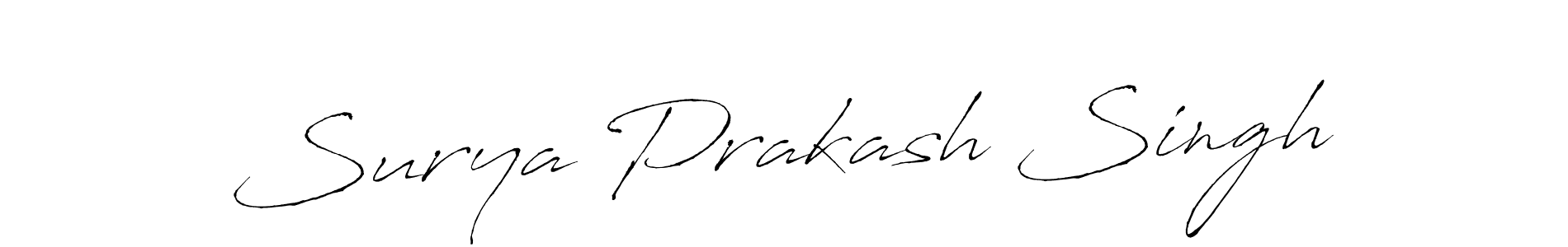 You should practise on your own different ways (Antro_Vectra) to write your name (Surya Prakash Singh) in signature. don't let someone else do it for you. Surya Prakash Singh signature style 6 images and pictures png