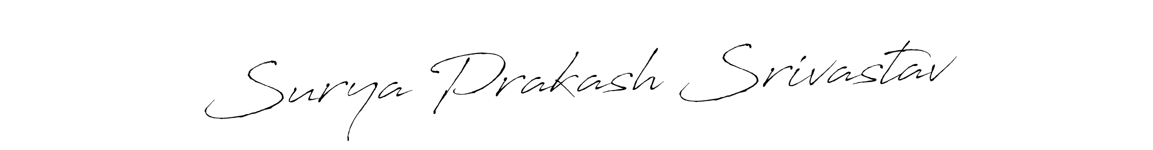 Use a signature maker to create a handwritten signature online. With this signature software, you can design (Antro_Vectra) your own signature for name Surya Prakash Srivastav. Surya Prakash Srivastav signature style 6 images and pictures png