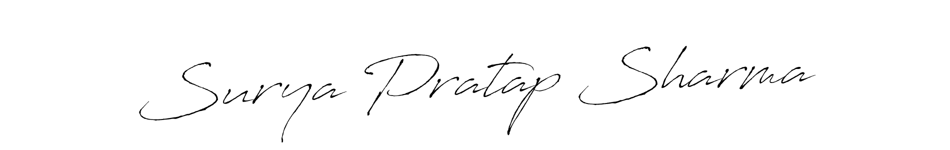 Similarly Antro_Vectra is the best handwritten signature design. Signature creator online .You can use it as an online autograph creator for name Surya Pratap Sharma. Surya Pratap Sharma signature style 6 images and pictures png