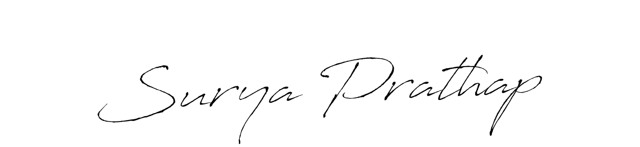 Create a beautiful signature design for name Surya Prathap. With this signature (Antro_Vectra) fonts, you can make a handwritten signature for free. Surya Prathap signature style 6 images and pictures png