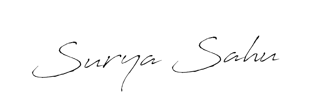 Make a short Surya Sahu signature style. Manage your documents anywhere anytime using Antro_Vectra. Create and add eSignatures, submit forms, share and send files easily. Surya Sahu signature style 6 images and pictures png