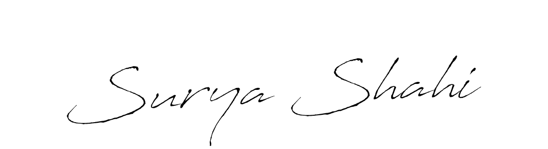 Surya Shahi stylish signature style. Best Handwritten Sign (Antro_Vectra) for my name. Handwritten Signature Collection Ideas for my name Surya Shahi. Surya Shahi signature style 6 images and pictures png