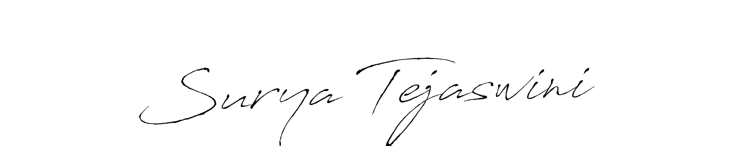 if you are searching for the best signature style for your name Surya Tejaswini. so please give up your signature search. here we have designed multiple signature styles  using Antro_Vectra. Surya Tejaswini signature style 6 images and pictures png