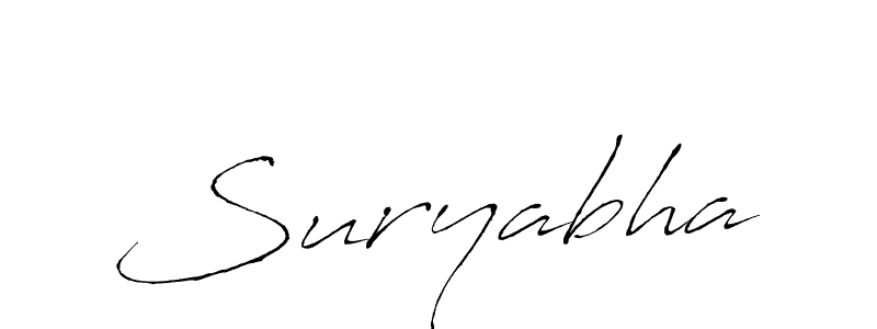 Create a beautiful signature design for name Suryabha. With this signature (Antro_Vectra) fonts, you can make a handwritten signature for free. Suryabha signature style 6 images and pictures png